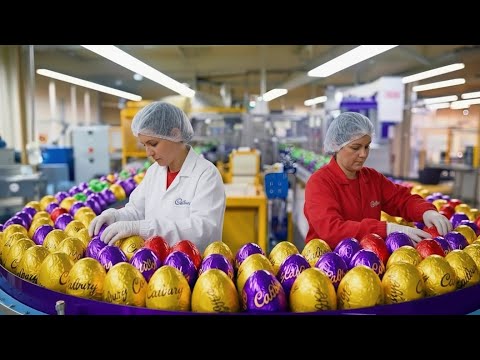 Behind The Scenes Of The Most Famous Chocolate | How Cadbury Creme Eggs Are Made In Factory