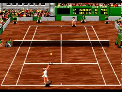 Pete Sampras Tennis Megadrive