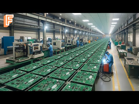 How Millions Of Printed Circuit Board Are Made Inside Mass Production Factory
