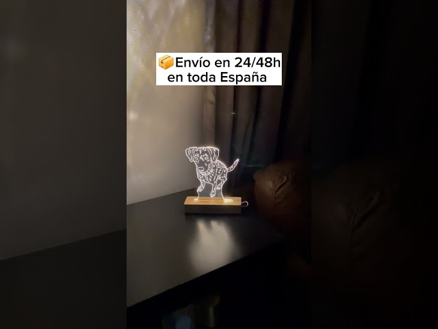Vídeo relacionado con Lámpara De Animales, Luz Nocturna Artística Con LED De Luz Ambiental Cálida, Lámpara De Escritorio Artesanal De Resina Teñida, Regalo Con Temática De Mascotas Para Amantes De Los Perros.(Dragon)