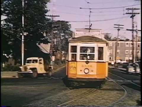 Foster Palmer's Boston Trolleys: Central Square to Watertown Trolley, North Brighton