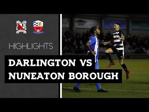 Darlington 1-2 Nuneaton Borough - Vanarama National League North - 2018/19