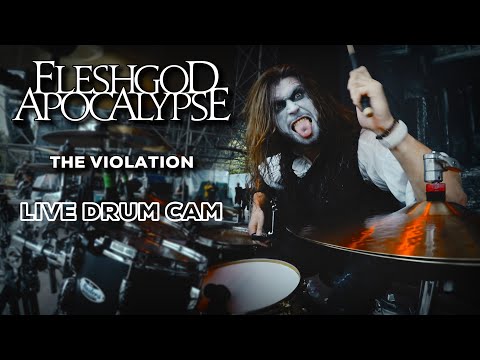 Eugene Ryabchenko - Fleshgod Apocalypse - The Violation (live drum cam)