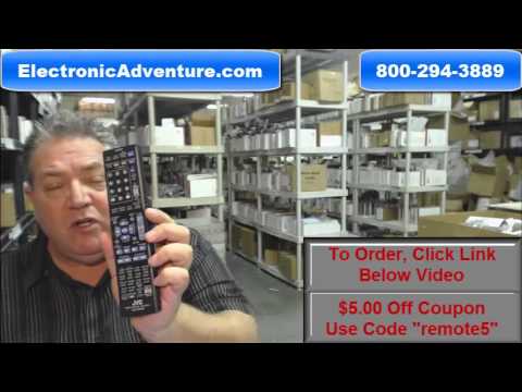 Original JVC RM-STHD7J DVD-Audio System Remote Control - $5 Off Coupon - ElectronicAdventure.com