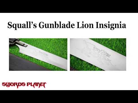 Squall's Gunblade Lion Insignia | Final Fantasy | Swords Planet
