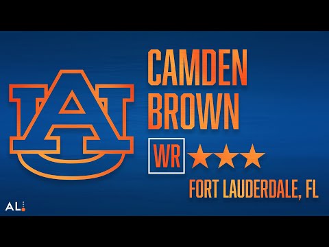 Auburn 2022 Signees: WR Camden Brown Highlights
