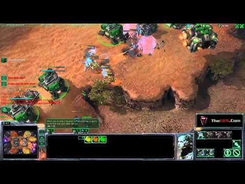 Starcraft 2 4v4 Masters with Scvrush, Terran's Perspective. SCV RUSH
