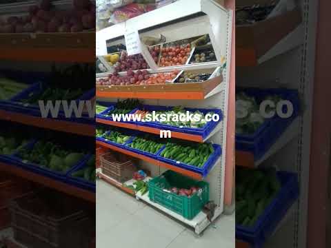 Supermarket Vegetable Rack