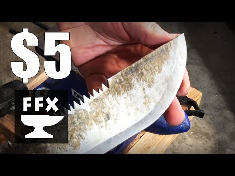 $5 Harbor Freight Machete: Good deal or Garbage? Video