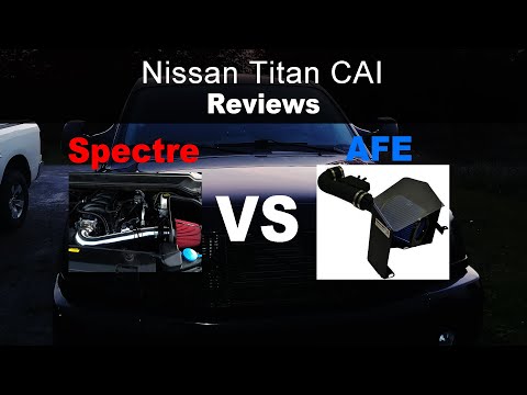 The Best Nissan Titan Cold Air Intake - AFE Power Magnum Stage 2 VS Spectre Performance CAI