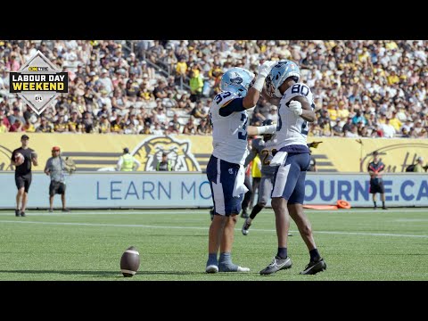 Hamilton vs Toronto: Cinematic Game Recap | CFL OK Tire Labour Day Weekend