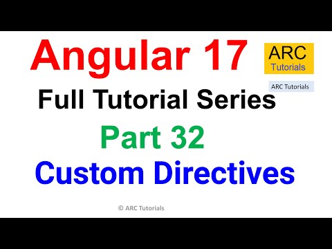 Angular 17 Tutorial #32 - Custom Directives Tutorial | Angular 17 Tutorial For Beginners