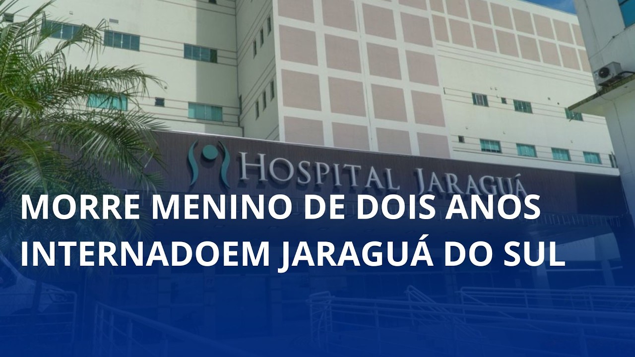 Criança hospitalizada sob suspeita de agressão morre em Jaraguá do Sul