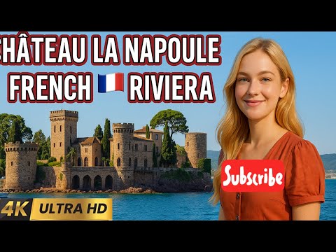Enchanting Château de la Napoule Walking Tour 🇫🇷 A Hidden Gem on the French Riviera! 4K #marveler