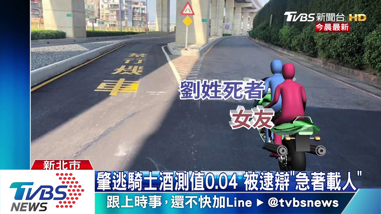 酒駕肇逃害命 騎士載女友回家遇死劫