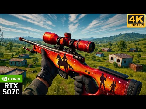 🔥PUBG PC FPP: SOLO SNIPER Madness on Erangel | Ryzen 9800X3D + RTX 5070 | No Commentary | 4K Ultra