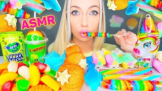 Download lagu ASMR EATING LOLLIPOP UNICORN, RAINBOW DESSERTS, CANDY, MARSHMALLOW, 캔디 젤리 (SWEET FOOD) MUKBANG 먹방 mp3