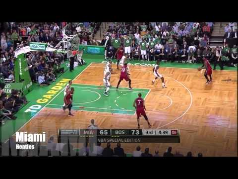 LeBron James vs. Jeff Green Full Highlights 2013.03.18 Heat @ Celtics - Combined 80 Pts