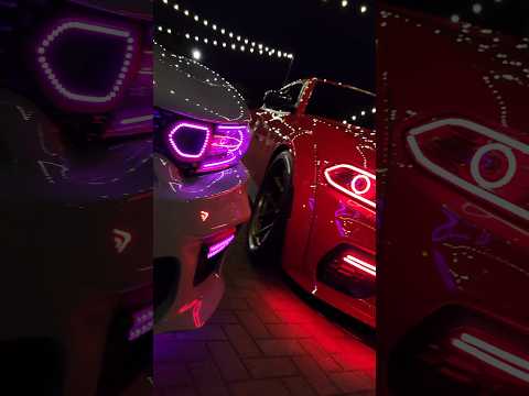 Flow Series vs RGBW DRL Boards what’s your favorite ? #automobile #car #charger #challenger #dodge