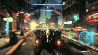 Batman: Arkham Knight -  1989 Batmobile Free Roam Gameplay