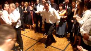 Traditional dance around vodka and whiskey, getting smashed!