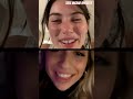Tate McRae Instagram Live With Gracie Abrams October 6 2021