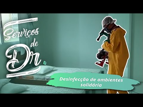 Desinfecção de Ambientes Solidária  | Dr. Lava Tudo