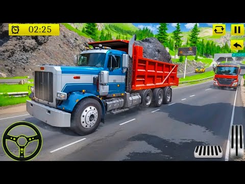 Indian Truck Cargo Driving Simulator - Offroad Transporter Hill Climb Mountain - Android Gameplay