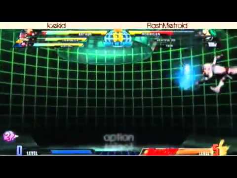 2-28-11 Icekid (Taskmaster/Arthur/Sentinel) vs FlashMetroid (Viewtiful Joe/Tron/Morrigan) - MvC3