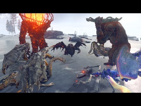 The Legendary Battle Royale of GIANT BOSSES - Elden Ring Shadow of the Erdtree Epic Battle