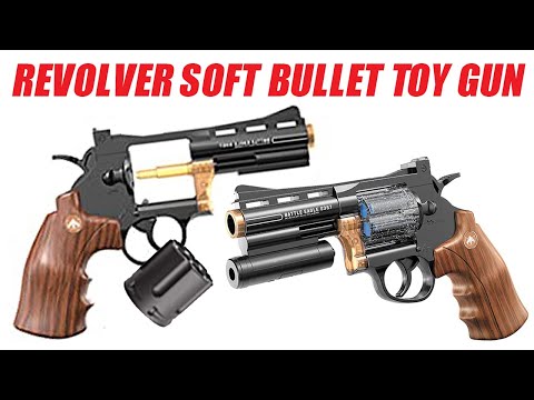 UNBOXING - 1:1 scale 357 Revolver Soft Bullet Toy Gun