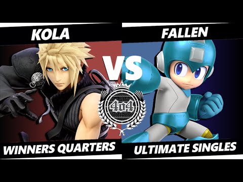 4o4 Smash Night 86 - Moist| Kola (Cloud, Roy) vs GUMP2| Fallen (Mega Man) - Winners Quarter-Final