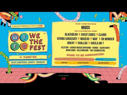 Thumbnail for We The Fest 2020 - #WTF20 - Phase 1 Lineup
