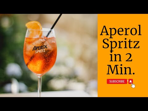 Aperol Spritz in 2 Min| Italienisches Rezept| Aperol Spritz how to make