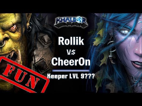 ► WarCraft 3 - Rollik (NE) vs. CheerOn (Orc) - The Keeper that could?!