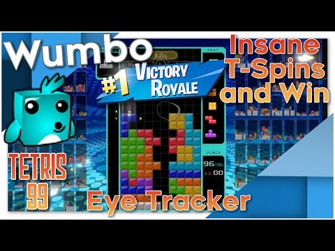 Tetris 99 - Insane T-Spins and Win