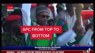 President Buhari. APC FROM TOP TO BOTTOM