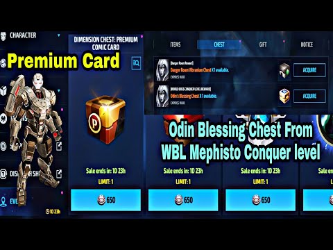 Lets Take Premium Card From Token Event & Odin Blessing Chest Open 22 August - Marvel Future Fight