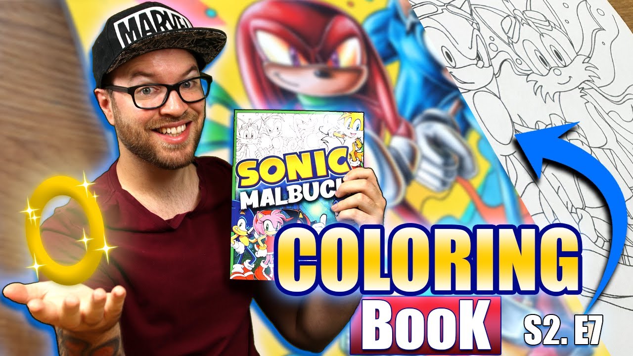 Professional Artist Colors a 'CHILDRENS' Coloring Book..? | SONIC THE HEDGEHOG | S2 E7
