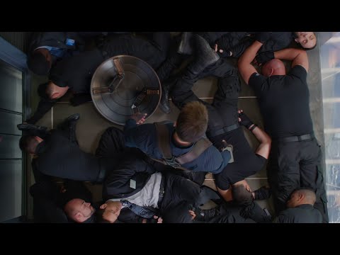 Captain America Vs. Hydra - Elevator Scenes | 4K IMAX