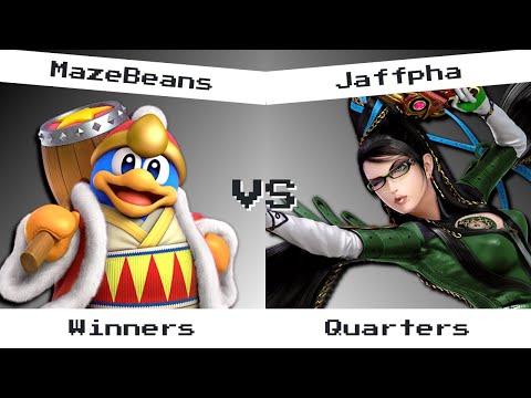 Wavebounce #19 - Winners Quarters - MazeBeans (King Dedede) vs Jaffpha (Bayonetta, ZSS)