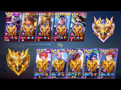 TOP GLOBAL HANABI VS ENEMY TOP GLOBAL HERO AND HIGH RANK🔥 HARDEST SOLO RANKED GAME!! (Who Will Win?)