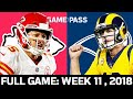 Kansas City Chiefs vs. Los Angeles Rams Week 11, 2018 FULL Game: The Greatest MNF Game Ever?