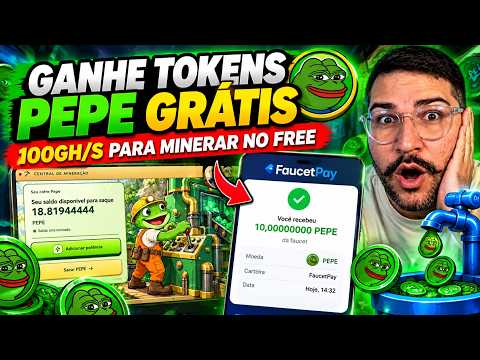 MINERE O TOKEN PEPE GRÁTIS PARA SUA FAUCETPAY | PEPE REAL