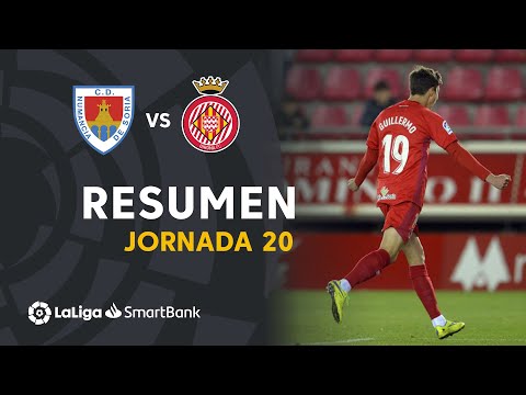 Resumen de CD Numancia vs Girona FC (2-0)