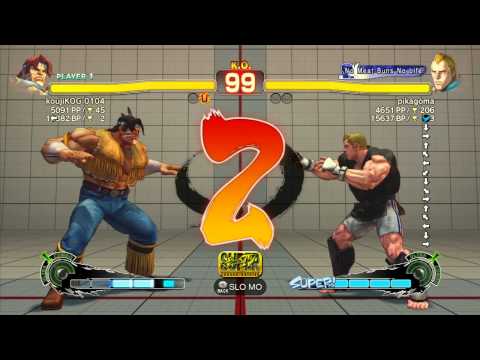 SSF4 AE: KojiKOG (Hawk) vs pikagoma (Abel) - Ranked Match (720p HD)