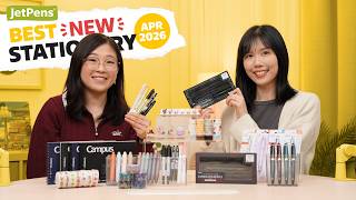 Best New Stationery of APRIL 2026 at JetPens | Mechanical Pencils, Stamps, Washi Tapes, & MORE! ✨