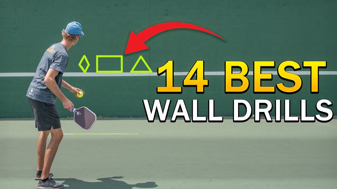 14 Pickleball Wall Drills That Build Real Game Skills