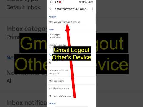 Gmail account logout others device😱😱🔥🔥#shorts #shortvideo #viral #gmail