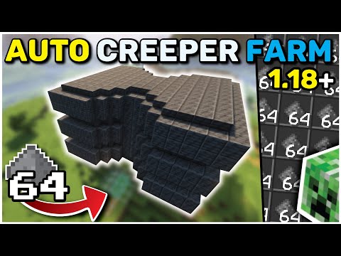 Minecraft CREEPER / Gunpowder Farm  - 1.18/1.17